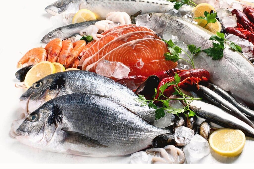 オメガ3脂肪酸を多く含む海産物・甲殻類